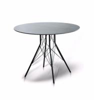 "Конте" интерьерный стол из HPL круглый Ø90см