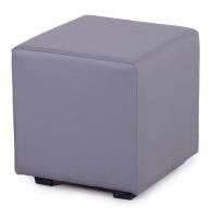 Банкетка (пуфик) куб серый ПФ-01
