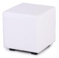 Банкетка (пуфик) куб белый ПФ-01