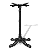 Ножка стола чугунная черная, для бара, серия Bistrot, артикул 3063 классика