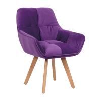 Кресло Soft, фиолетовый, велюр
