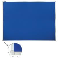 Доска c текстильным покрытием для объявлений (90х120 см) синяя, BRAUBERG, 231701