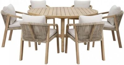 Комплект деревянной мебели Rimini KD натуральный, бежевый