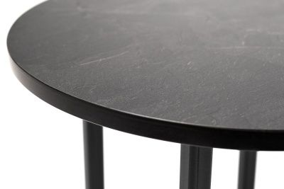 "Кипр" интерьерный стол из HPL круглый Ø30 H40