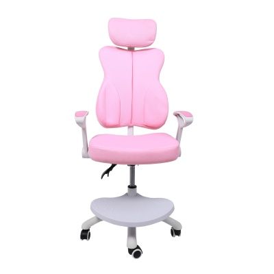 Кресло поворотное LOLU, ткань, (розовый)