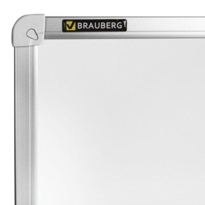 Доска магнитно-маркерная (100х180 см), алюминиевая рамка,   BRAUBERG стандарт, 235524
