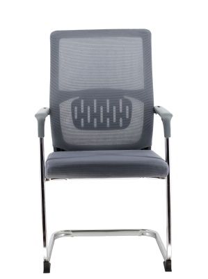 Кресло для посетителей Everprof EP-510 Grey Сетка Серый