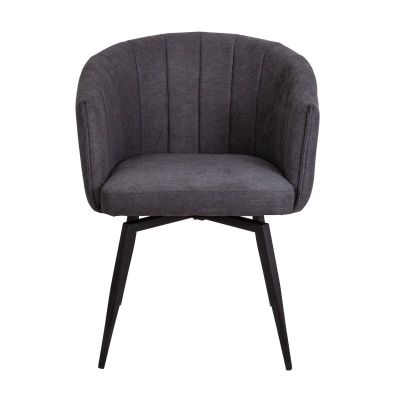 Кресло Melon, поворотное, серый, ткань