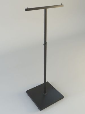 Вешалка напольная GABBIANO-LUX в стиле Лофт Т-образная, черная