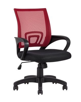 Кресло офисное TopChairs Simple красное