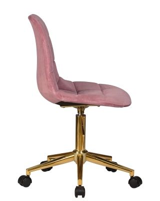 Офисное кресло для персонала DOBRIN DIANA, розовый велюр (MJ9-32)