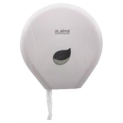 Диспенсер для туалетной бумаги LAIMA PROFESSIONAL ECO (T2), малый, белый, ABS-пластик, 606545