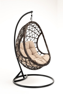 "Венеция" подвесное кресло-кокон из искусственного ротанга