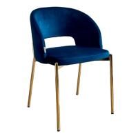 Стул Agnes Navy Blue/ золотой каркас цена 10 867.50 ₽ Стул Agnes Navy Blue/ золотой каркас