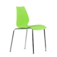 Стул Lili, хром металл, стопируемый, зеленый цена 2 863.50 ₽ Стул Lili, хром металл, стопируемый, зеленый
