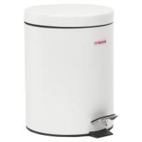 Ведро-контейнер для мусора (урна) с педалью LAIMA "Classic", 5 л, белое, глянцевое, металл, со съемным внутренним ведром, 604947 цена 2 094 ₽ Ведро-контейнер для мусора (урна) с педалью LAIMA "Classic", 5 л, белое, глянцевое, металл, со съемным внутренним ведром, 604947