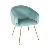 Стул Куршевель, мятный бархат HLR, ножки под золото цена 33 683.50 ₽ Стул Куршевель, мятный бархат HLR, ножки под золото