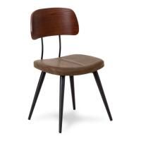 Стул Joni, темно-коричневый/ черный цена 10 683.50 ₽ Стул Joni, темно-коричневый/ черный