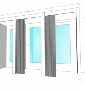 Примерочная кабина 3-секции для ПВЗ и магазина