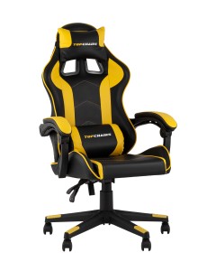 Кресло спортивное TopChairs Shadow черно-желтый цена 10 490 ₽ Кресло спортивное TopChairs Shadow черно-желтый