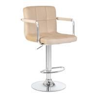 Барный стул Фолкрик, бежевый велюр цена 9 188.50 ₽ Барный стул Фолкрик, бежевый велюр
