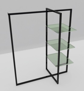 PR-RUS 108GLM \ Вешало напольное с полками PRIMO RUS цена 6 702 ₽ PR-RUS 108GLM \ Вешало напольное с полками PRIMO RUS