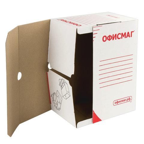 Короб архивный картонный офисмаг