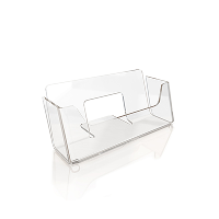 КВАДРО Визитница настольная акриловая цена 102 ₽ КВАДРО Визитница настольная акриловая