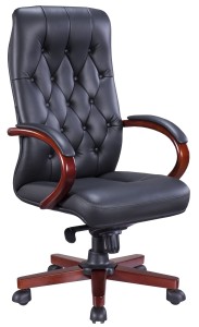Кресло Everprof Monaco Wood Экокожа Черный цена 51 750 ₽ Кресло Everprof Monaco Wood Экокожа Черный