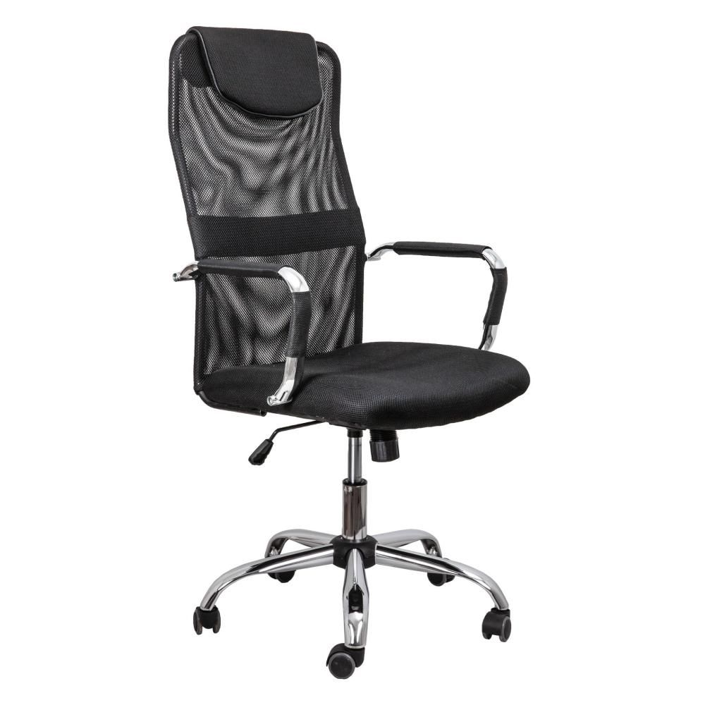 Кресло для руководителя easy chair 655 ttw черное искусственная кожа сетка ткань пластик