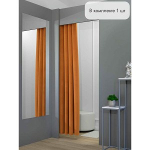 Штора Бархат в примерочную (оранжевый) 2350 мм цена 1 700 ₽ Штора Бархат в примерочную (оранжевый) 2350 мм