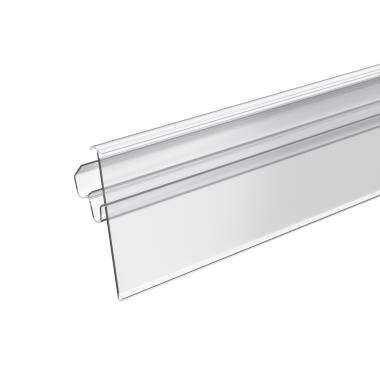 Ценникодержатель LST60 прозрачный, 1238 мм двухпозиционный цена 128 ₽ Ценникодержатель LST60 прозрачный, 1238 мм двухпозиционный