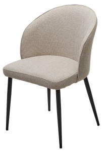 Стул GLORIA White CHACHA-140,  ткань/ черный каркас, ®DISAUR цена 5 450 ₽ Стул GLORIA White CHACHA-140,  ткань/ черный каркас, ®DISAUR