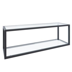 PR.RUS.304.GL.L \ Полка настенная двойная Стекло 1200х350х400мм цена 2 910 ₽ PR.RUS.304.GL.L \ Полка настенная двойная Стекло 1200х350х400мм