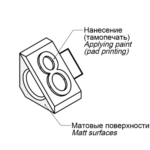 Черно белые цифры на шкафчики