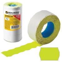 Этикет-лента 22х12 мм, волна, желтая, комплект 5 рулонов по 800 шт., BRAUBERG, 123573 цена 298 ₽ Этикет-лента 22х12 мм, волна, желтая, комплект 5 рулонов по 800 шт., BRAUBERG, 123573