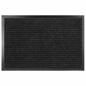 Коврик придверный 80х120 см, ЧЕРНЫЙ, влаго-грязезащитный, 430 г/м2, ребристый, ЛЮБАША СТАНДАРТ, 701036 цена 953 ₽ Коврик придверный 80х120 см, ЧЕРНЫЙ, влаго-грязезащитный, 430 г/м2, ребристый, ЛЮБАША СТАНДАРТ, 701036