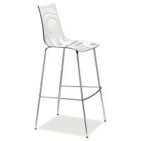 Стул барный пластиковый Wave, хром, лен цена 17 583.50 ₽ Стул барный пластиковый Wave, хром, лен