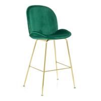 Стул барный Турин изумрудный цена 20 688.50 ₽ Стул барный Турин изумрудный