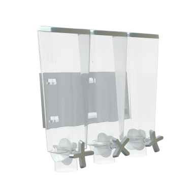 Гравитационные контейнеры DIAMOND 3 штуки в комплекте с настенным держателем цена 4 591 ₽ Гравитационные контейнеры DIAMOND 3 штуки в комплекте с настенным держателем