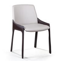 Стул Cosmo, Кожа коричневый + экокожа серый цена 18 285 ₽ Стул Cosmo, Кожа коричневый + экокожа серый