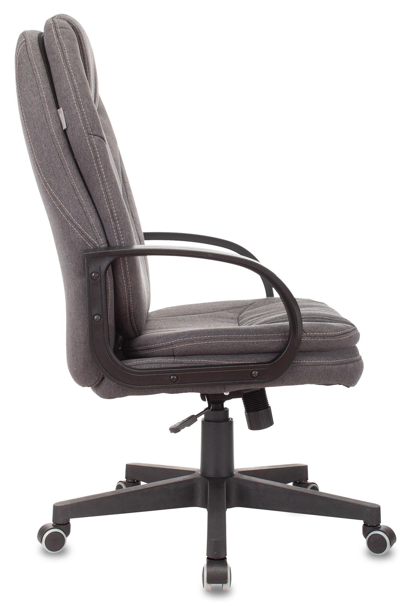 Кресло бюрократ ch 605 черный искусственная кожа крестовина металл черный