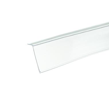 Ценникодержатель HEL39 прозрачный, 1000 мм цена 99 ₽ Ценникодержатель HEL39 прозрачный, 1000 мм