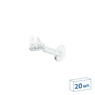 Винт и гайка с ушками VIKING SCREW-18, цвет прозрачный (20 шт. в упаковке) цена 3 ₽ Винт и гайка с ушками VIKING SCREW-18, цвет прозрачный (20 шт. в упаковке)