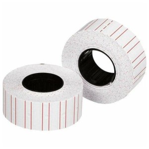 Этикет-лента 21х12 мм, прямоугольная, белая с красной полосой, КОМПЛЕКТ 10 рулонов по 1000 этикеток, 117546 цена 459 ₽ Этикет-лента 21х12 мм, прямоугольная, белая с красной полосой, КОМПЛЕКТ 10 рулонов по 1000 этикеток, 117546