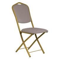 Стул Хит 20мм, складной, золото, серо-розовый кожзам цена 3 783.50 ₽ Стул Хит 20мм, складной, золото, серо-розовый кожзам