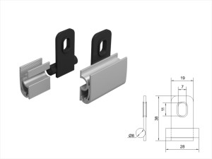 Петля АЛЬТ для профиля 3240, 3241 (10шт.) черная цена 641 ₽ Петля АЛЬТ для профиля 3240, 3241 (10шт.) черная