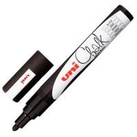 Маркер меловой UNI "Chalk", 1,8-2,5 мм, ЧЕРНЫЙ, влагостираемый, для гладких поверхностей, PWE-5M BLACK цена 327 ₽ Маркер меловой UNI "Chalk", 1,8-2,5 мм, ЧЕРНЫЙ, влагостираемый, для гладких поверхностей, PWE-5M BLACK