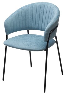Стул ГЕММА, цвет RAIN 7 breeze, велюр / черный каркас цена 6 570 ₽ Стул ГЕММА, цвет RAIN 7 breeze, велюр / черный каркас