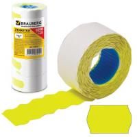 Этикет-лента 26х12 мм, волна, желтая, комплект 5 рулонов по 800 шт., BRAUBERG, 123577 цена 366 ₽ Этикет-лента 26х12 мм, волна, желтая, комплект 5 рулонов по 800 шт., BRAUBERG, 123577